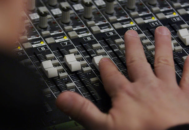 Still of music console from Billy Wilkins music video
