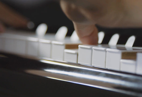 still of piano from Nelson Diaz music video