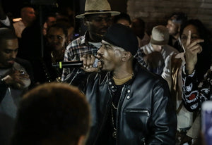 Rakim performing live onstage